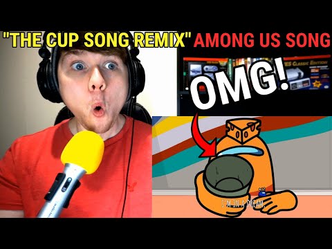 "The Cup Song Remix" Among Us Song (Animated Music Video) @GameTunesMusic REACTION!