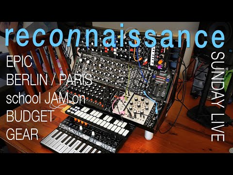 Berlin School Live RECONNAISSANCE Paris #Modular #eurorack #brains #neutron #microfreak #hikari