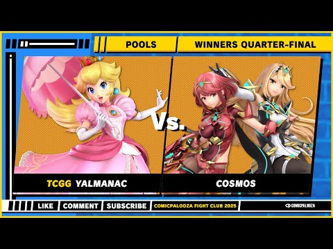 Comicpalooza 2025 - Winners Quarters -  Yalmanac (Peach) VS Cosmos (Pyra and Mythra) - SSBU Singles