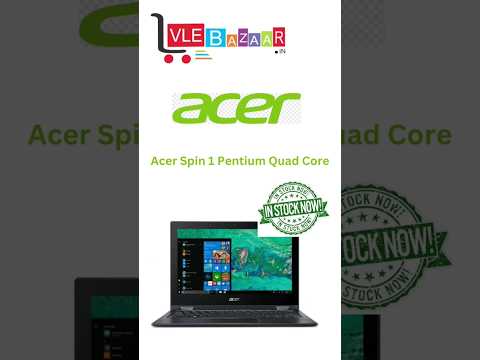 "Experience Versatility | Acer Spin 1 Pentium Quad Core Laptop Get 10%  with code 'vle10'. 🛍️