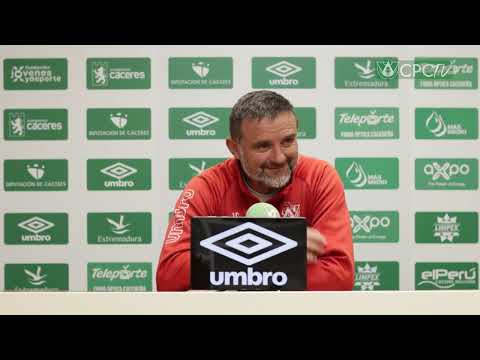 Rueda de prensa de Julio Cobos previa al partido ante el Diocesano