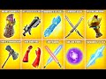 Evolution Of All Fortnite Mythic Weapons Items Chapter 1 Season 4 Chapter 5 Season 2
