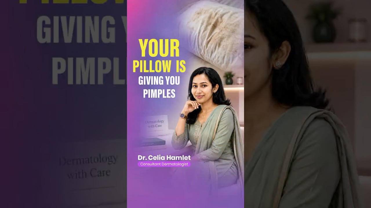 Your Pillow Might Be Causing Your Pimples! Dermatologist Explains #pimple #acnetreatment