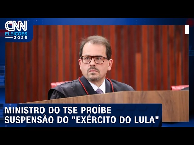 “Exército do Lula”: ministro do TSE proíbe suspensão de canal do Whatsapp | CNN NEWSROOM