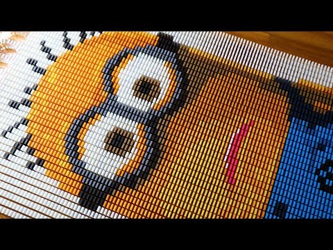 MINIONS in 8,500 Dominoes!