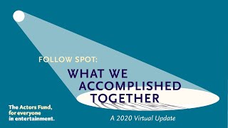 Follow Spot: What We Accomplished Together video