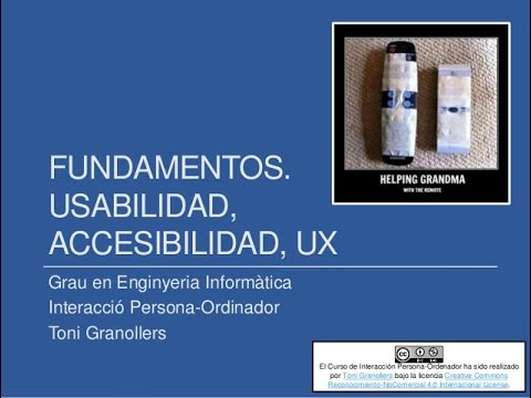 Curso IPO - Fundamentos, Usabilidad, Accesibilidad y UX