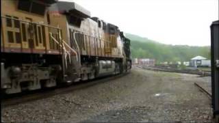 preview picture of video 'Many NS Train meets in Tyrone, Pa.'