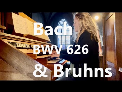 J.S. Bach BWV 626, Bruhns Praeludium in e The Great - Rieger Mühleisen Orgel St. Johannis Ansbach