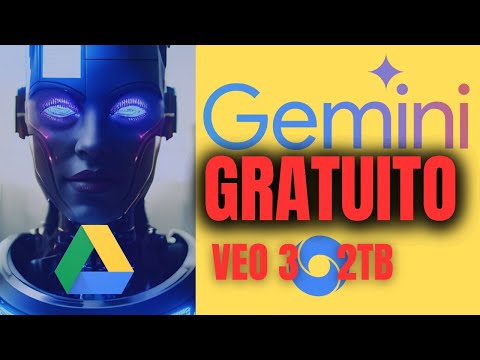 Thumbnail for (Gratuito) Aprenda em 1 minuto como conseguir o Gemini Pro + VEO 3 + 2TB de armazenamento gratuito
