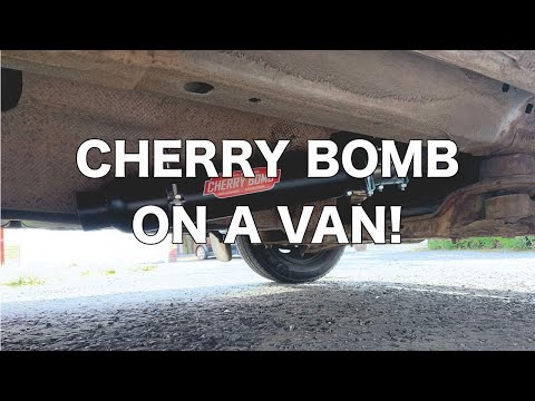 HOW TO FIT A CHERRY BOMB EXHAUST | Ford Transit | DIY