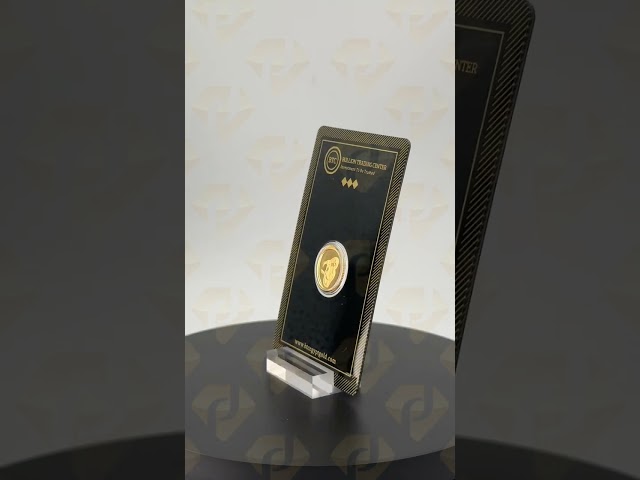 جنيه ذهب بطوط عيار 24 بي تي سي بوزن 2 غرام