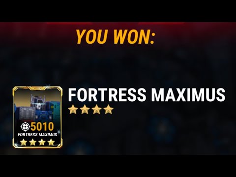 I Unlocked 4* Fortress Maximus | Transformers Earth Wars