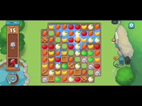 [Gameplay] We Bare Bears Match3 - Level 99 (No Boosters)