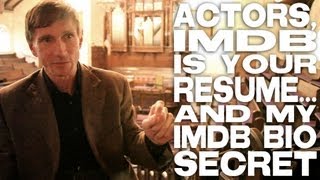 Actors, IMDB Is Your Resume... and My IMDB Bio Secret by Bill Oberst Jr.