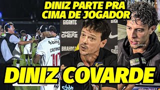 “VOCÊ É UM MEDROSO DO CAR%LH..VIRA HOMEM P*RR%..” O MOTIVO BlZARRO DO QUEBRA PAU DE DINIZ E JOGADOR