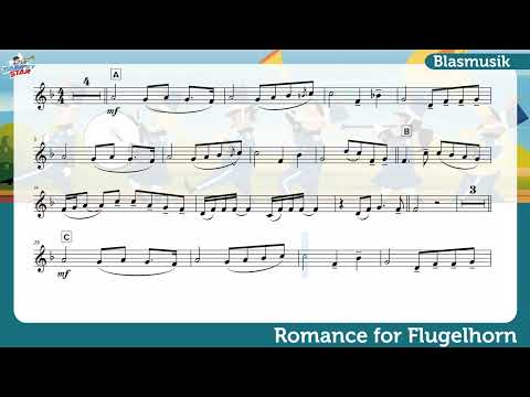 Romance for Flügelhorn - 🎺 Playalong für Trompete von Josef Vejvoda