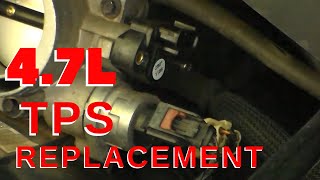 2004 DODGE DURANGO 4.7L THROTTLE POSITION SENSOR Replacement