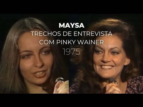 Rare snippets from one of Maysa's last interviews (1975)