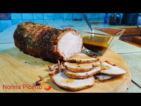 Arista e lonza di maiale al forno o friggitrice ad aria: ricetta facile della nonna