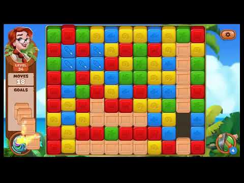 Lost Island Blast Adventure Level 34