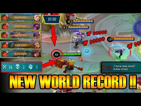 AULUS INSANE DAMAGE ‼️ MAX LEVEL IN 7 MINS & 56 KILL | AULUS GAMEPLAY | AULUS MOBILE LEGENDS