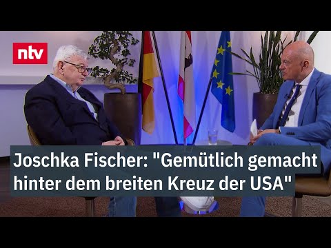 Joschka Fischer blickt auf eine "chaotische Zukunft" für die Welt