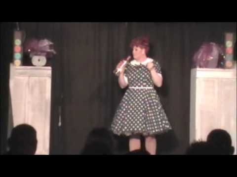 miss conception performing Lucille Ball