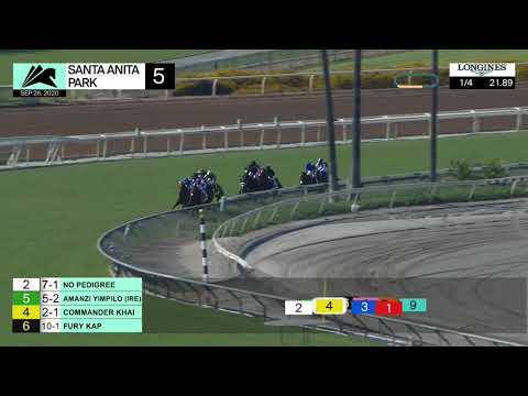 Santa Anita Park Carrera 5 (The Speakeasy Stakes) - 26 de Septiembre 2020