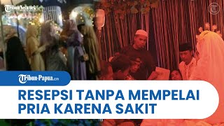 Viral Video Resepsi Pernikahan Tanpa Mempelai Pria, Ternyata Suami Sakit dan Minta Tak Diundur Acara