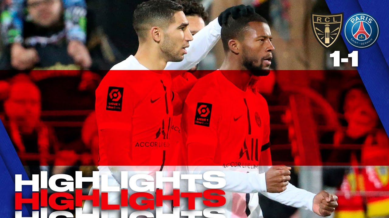 HIGHLIGHTS | Lens 1 - 1 PSG