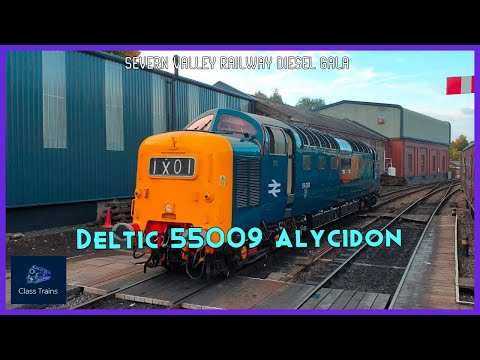 Deltic 55009 Alycidon at Severn Valley Railway British Railway Class 55 Locomotive 