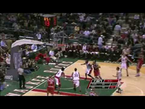 Toronto Raptors vs Milwaukee Bucks Nov.1/08