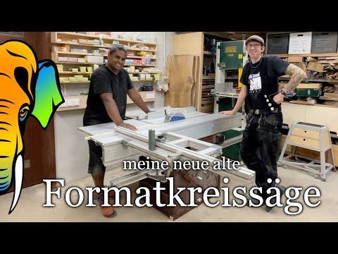 meine neue alte Formatkreissäge | Metabo Tk U 1693 D | Umzug, Aufbau, Feinjustierung