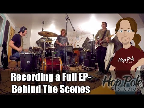A Recording Studio Engineer recording a full EP - Behind The Scenes