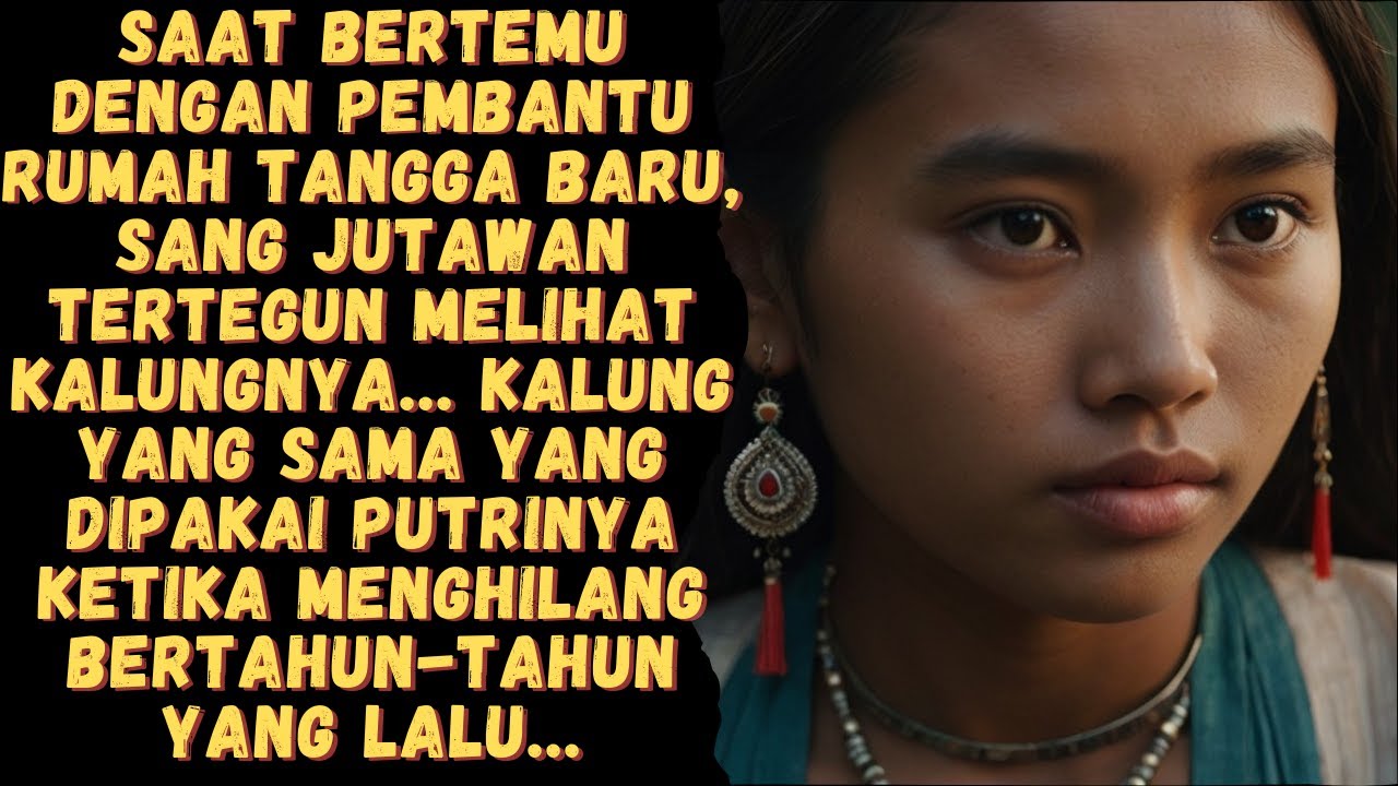 Saat Bertemu Dengan Pembantu Rumah Tangga Baru, Sang Jutawan Terdiam Melihat Kalungnya...