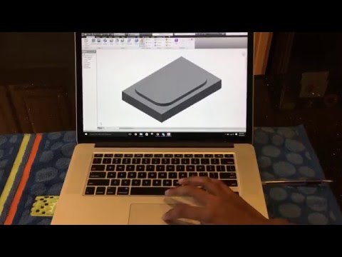 Shortcut to Sketch on Offset Plane in Inventor 2015
