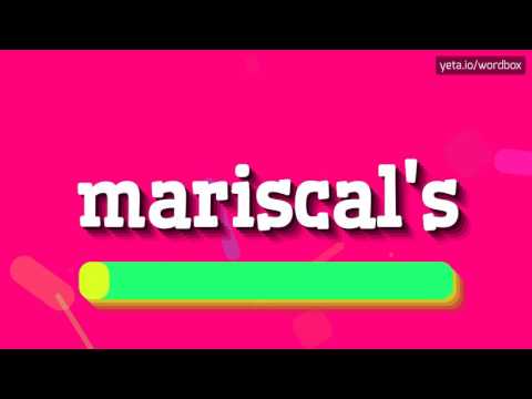 HOW TO PRONOUNCE MARISCAL'S? #mariscal's