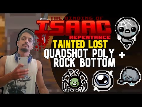 POLY QUADSHOT ABSURDO + ROCK BOTTOM!! THE LOST B!! - The Binding of Isaac: Repetance