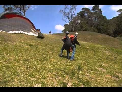 Paraglider pct Acidente na decolagem vento acima dos 50km