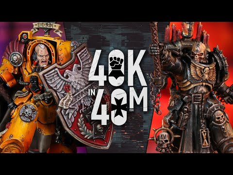 Who's the true Son of Dorn? - Imperial Fists vs Black Templar Warhammer 40k Battle!