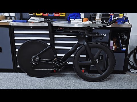 Lightweight ICAN TT017 Full Carbon Triathlon Bike with Shimano Dura Ace Di2