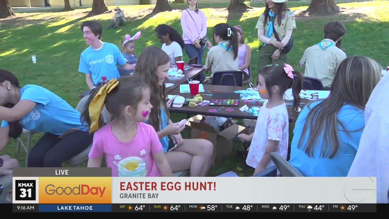 Easter Egg Hunt w/the Granite Bay Rotary Club, 9am