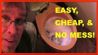 How to Unclog a Toilet - Clogged toilet TRADE SECRET!