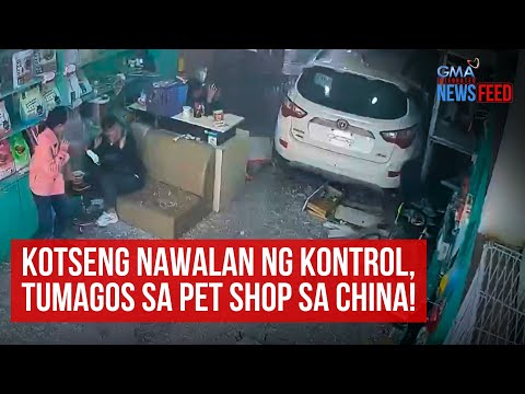 Kotseng nawalan ng kontrol, tumagos sa pet shop sa China! GMA Integrated Newsfeed