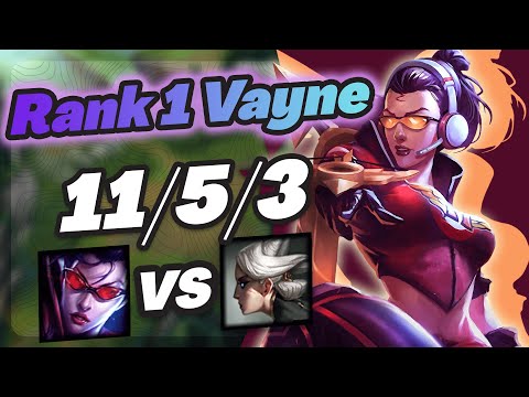 Vayne Vs Camille - Challenger Gameplay Rank 1 Vayne