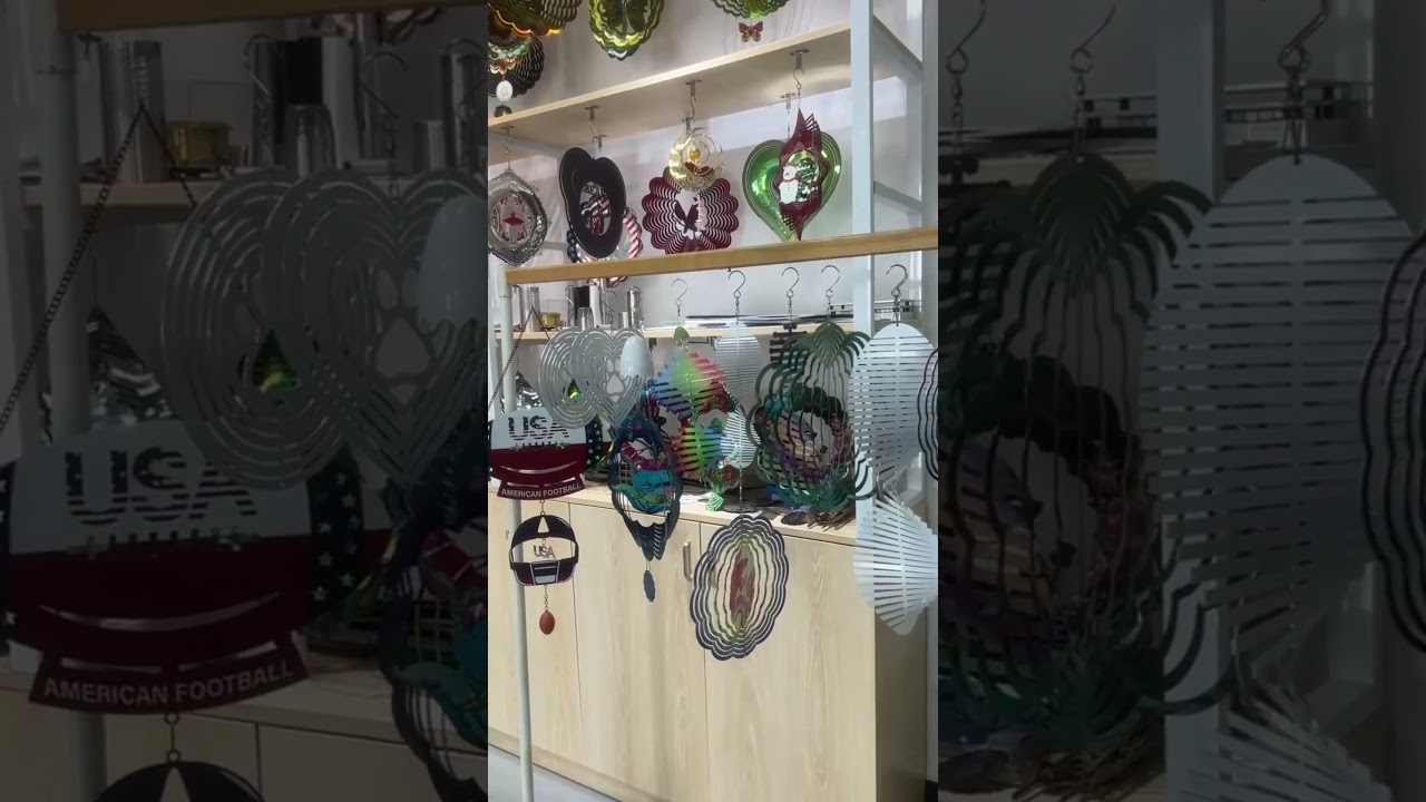 wholesale wind spinner #windspinner #windchimes  #kineticwindspinner #gardendecor