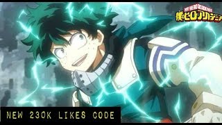 New boku no roblox code 100k