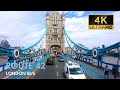 London Bus Ride Route 42 Double Decker 4K Virtual Tour