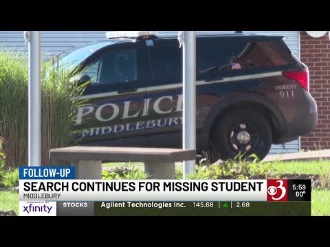 Search continues for missing Middlebury College student
